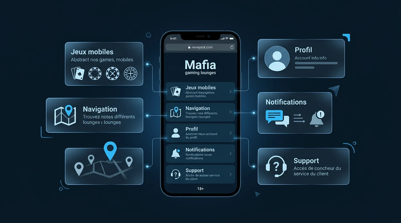 Fonctionnalités de la mafia casino app