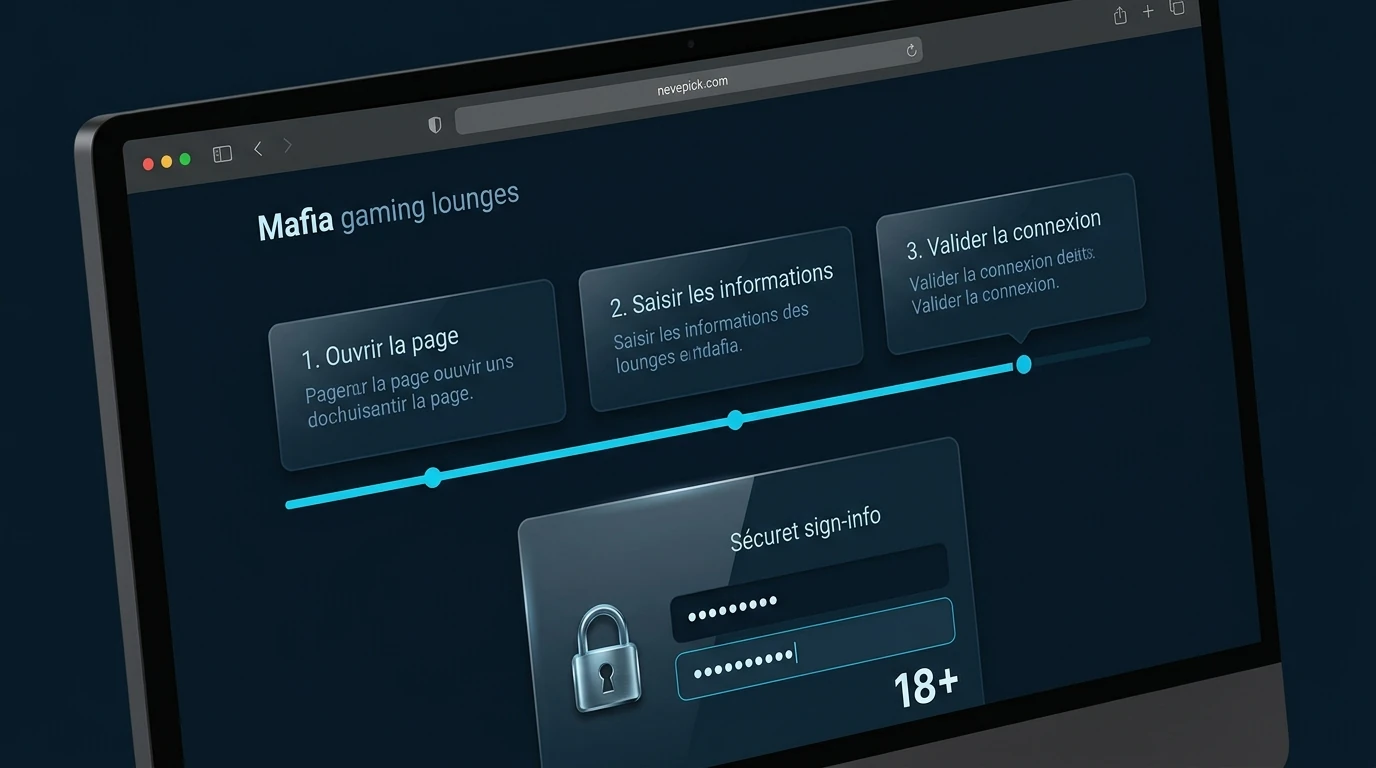 Comment effectuer un Mafia Casino login ?